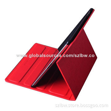 Genuine Luxury Leather Case Cover for Samsung Galaxy Tab, Soft Lining Prevents Scratches